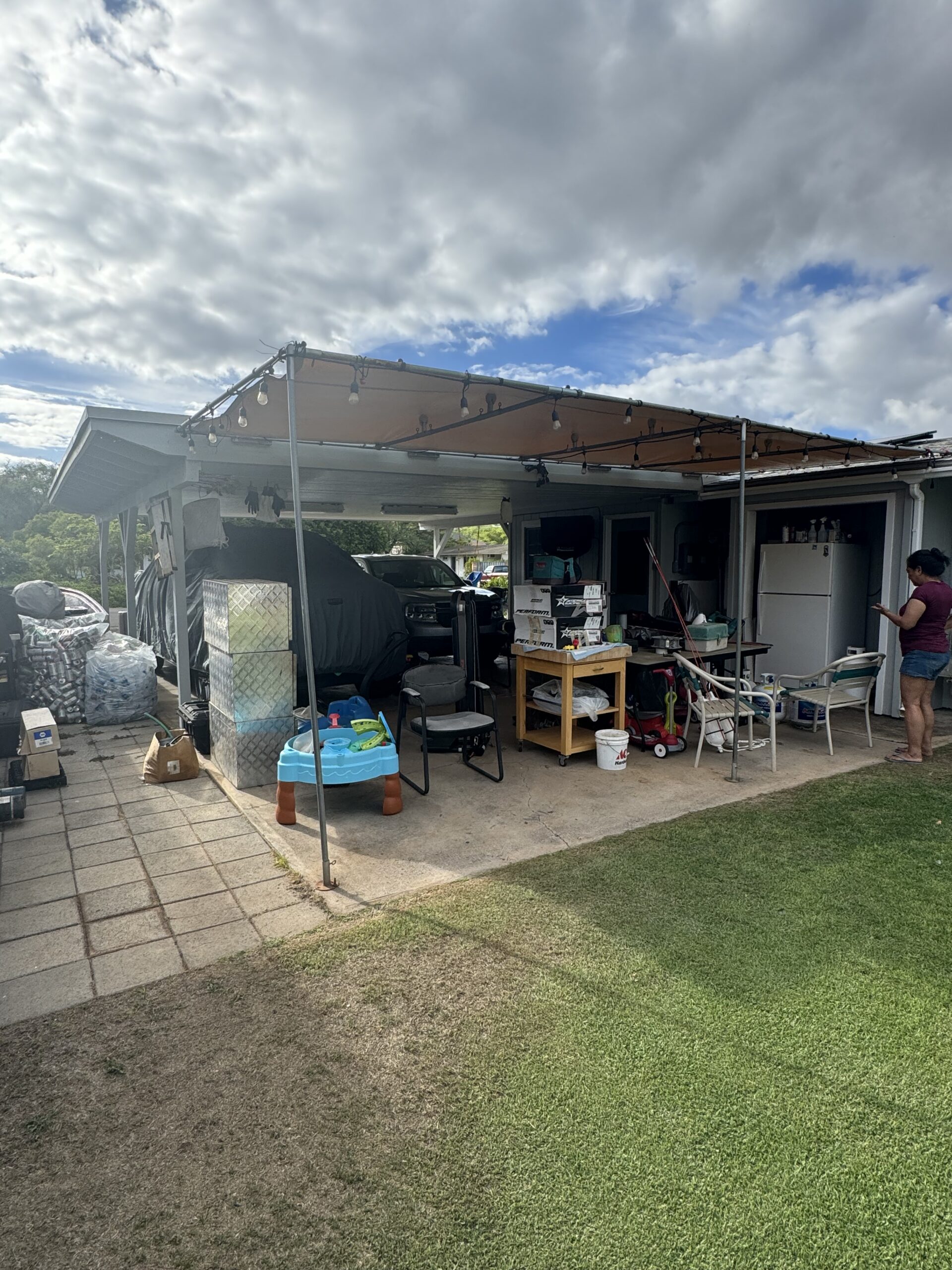 Kauai Garage Extension Before